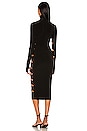 view 4 of 4 Long Sleeve Alligator Turtle Dress in Black