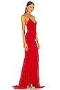 view 3 of 3 X REVOLVE Low Back Slip Mermaid Fishtail Gown in Red