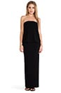 view 1 of 5 KAMALIKULTURE Strapless Maxi Dress in Solid Black