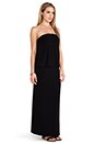 view 2 of 5 KAMALIKULTURE Strapless Maxi Dress in Solid Black