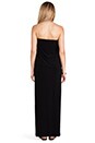 view 4 of 5 KAMALIKULTURE Strapless Maxi Dress in Solid Black