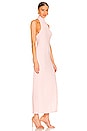 view 2 of 4 x REVOLVE Halter Turtle Side Slit Gown in Blush