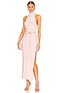 view 4 of 4 x REVOLVE Halter Turtle Side Slit Gown in Blush