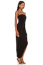 view 2 of 4 Strapless Side Drape Gown in Black