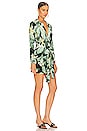 view 2 of 3 x REVOLVE Mini Tie Front NK Shirt Dress in Tropical Mint