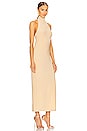 view 3 of 4 x REVOLVE Halter Turtle Side Slit Gown in Blonde