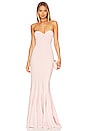 view 1 of 3 Bonded Gown in Blush