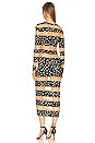 view 3 of 3 VESTIDO SPLICED in Scattered Dots