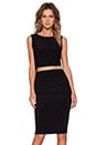 view 1 of 4 KAMALIKULTURE Shirred Teaser Dress in Black