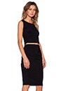 view 2 of 4 KAMALIKULTURE Shirred Teaser Dress in Black