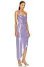 view 2 of 5 Cayla Side Drape Gown in Lilac