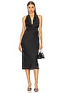 view 1 of 3 x REVOLVE Halter Drape Midi Dress in Black