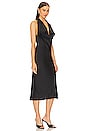 view 2 of 3 x REVOLVE Halter Drape Midi Dress in Black