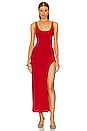 view 1 of 3 Marissa Wide Slit Gown in Red