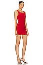 view 2 of 3 Sleeveless Pickleball Mini Dress in Tiger Red