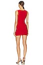 view 3 of 3 Sleeveless Pickleball Mini Dress in Tiger Red