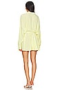 view 3 of 3 x REVOLVE Super Oversized Boyfriend Shirt Mini Dress in Butter Yellow