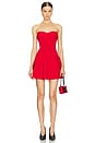 view 1 of 3 x REVOLVE Grace Strapless Mini Dress in Tiger Red