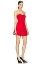 view 2 of 3 x REVOLVE Grace Strapless Mini Dress in Tiger Red