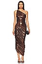 view 1 of 4 Diana Gown in Chocolate