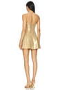 view 3 of 4 Strapless Grace Mini Dress in Gold