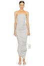 view 1 of 3 Strapless Diana Gown in Light Grey