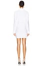 view 3 of 3 Four Sleeve Shirt Mini Dress in Snow White