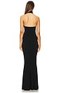 view 3 of 3 Halter Fishtail Gown in Black
