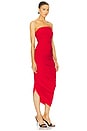 view 2 of 3 Strapless Diana Gown in Tiger Red