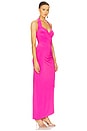 view 2 of 4 x REVOLVE Halter Sweetheart Side Drape Gown in Orchid Pink