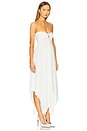 view 3 of 4 Convertible Midcalf Dress in Cream