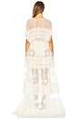 view 3 of 3 Super OS Sleeveless BF Flared Gown in Cream