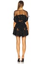 view 4 of 4 VESTIDO CURTO FLARE OVERSIZED SEM MANGAS in Black