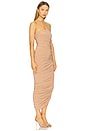 view 2 of 3 Diana Strapless Gown in Cappuccino