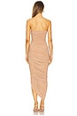 view 3 of 3 Diana Strapless Gown in Cappuccino