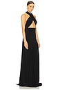 view 2 of 3 Convertible Gown in Black