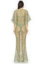 view 3 of 3 Obie Gown in Vintage Green