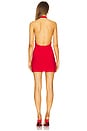 view 3 of 3 Halter Pickleball Dress in Tiger Red