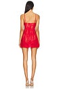 view 3 of 4 Underwire Pickleball Dress in Tiger Red