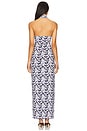 view 4 of 4 x REVOLVE Halter Turtle Side Slit Gown in Chevron Zebra
