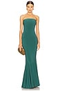 view 1 of 3 x REVOLVE Strapless Fishtail Gown in Mountain Green