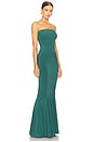 view 2 of 3 x REVOLVE Strapless Fishtail Gown in Mountain Green