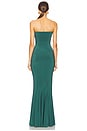 view 3 of 3 x REVOLVE Strapless Fishtail Gown in Mountain Green