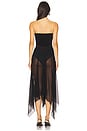 view 3 of 3 Convertible Combo Dress in Black & Black Mesh