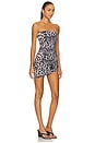 view 2 of 4 Diana Strapless Pickleball Dress in Animal