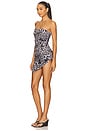 view 3 of 4 Diana Strapless Pickleball Dress in Animal