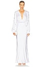 view 1 of 3 Super Oversized Boyfriend Nk Shirt Gown in Snow White