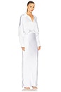 view 2 of 3 Super Oversized Boyfriend Nk Shirt Gown in Snow White