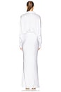 view 3 of 3 Super Oversized Boyfriend Nk Shirt Gown in Snow White