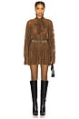 view 1 of 3 x REVOLVE X Revolve Super Oversized Boyfriend Shirt Flared Mini Dress in Bark